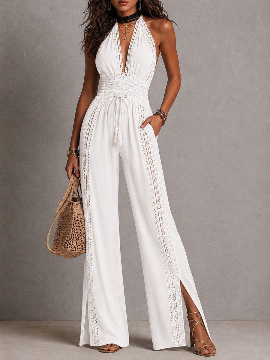 Sophia™ | Boho Lace Jumpsuit