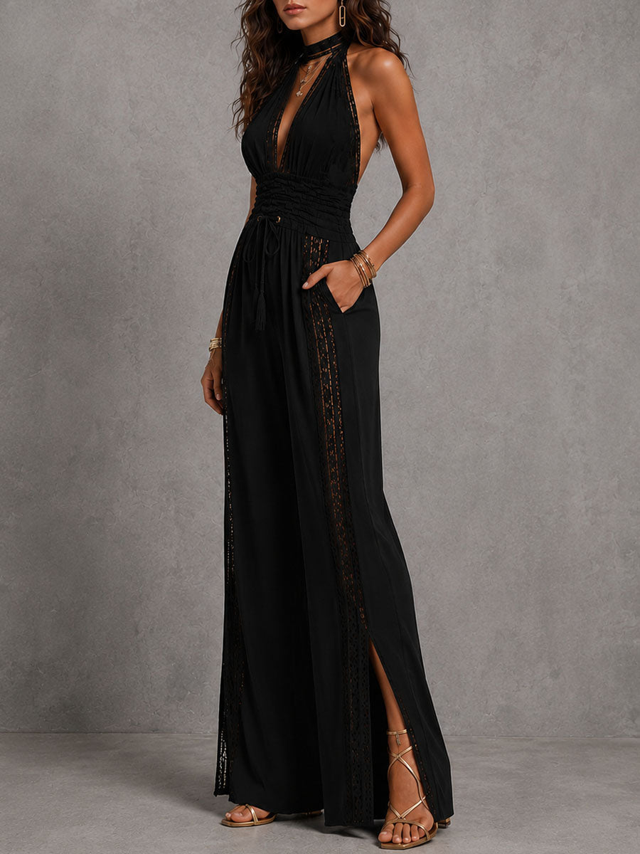 Sophia™ | Boho Lace Jumpsuit