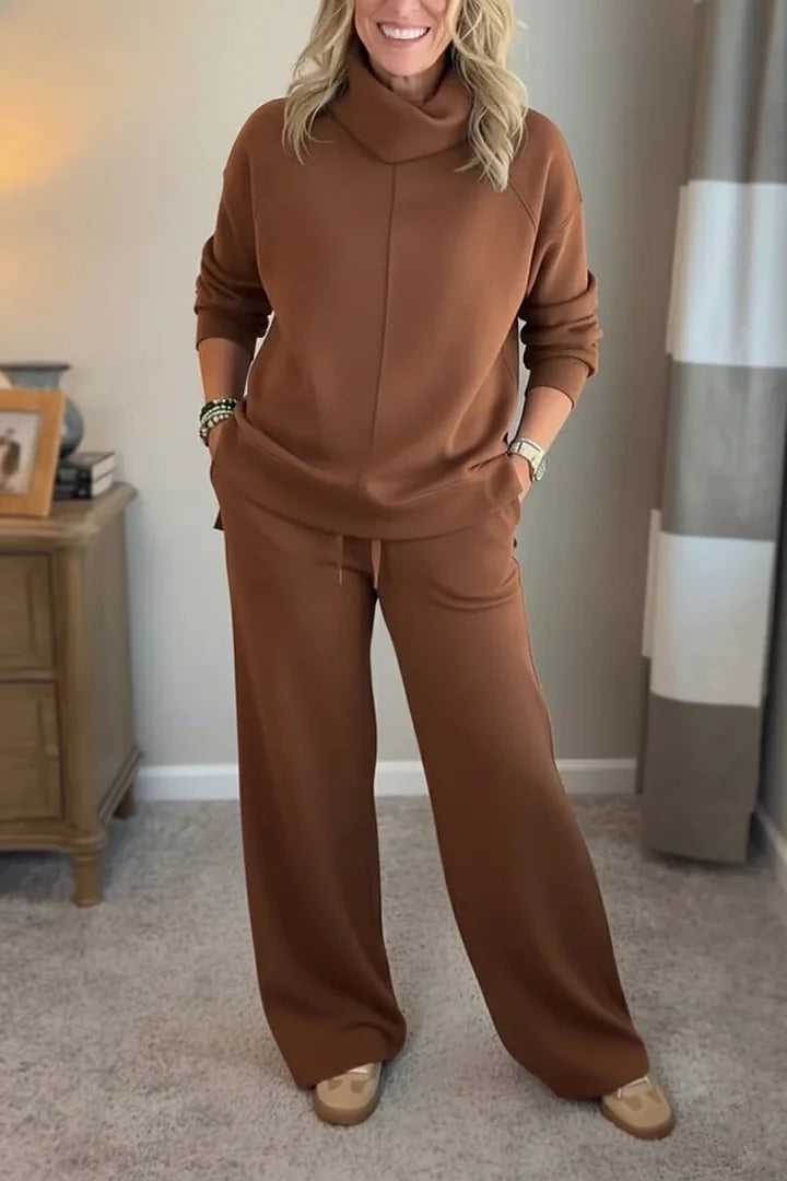 Colleen™ | Casual Turtle-neck 2 Piece