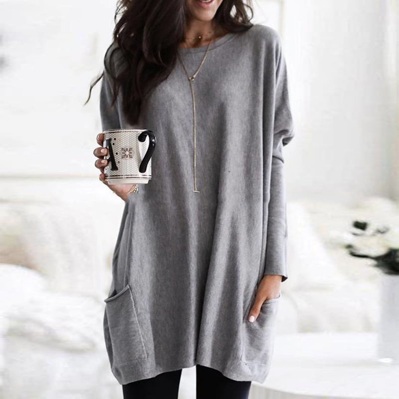DORIS™ – Comfortable Long Sweater with Pockets for Women